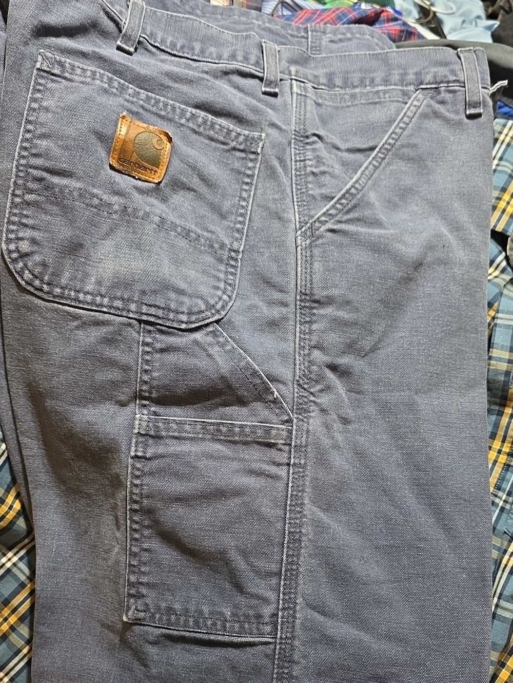 Carhartt Slate-Gray Utility Work Pants with Tool Pockets 40x30